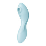 Satisfyer Curvy Trinity 5 - Blue USB Rechargeable Air Pulse Stimulator & Vibrator with App Control - Image 3