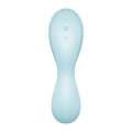 Satisfyer Curvy Trinity 5 - Blue USB Rechargeable Air Pulse Stimulator & Vibrator with App Control