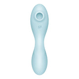 Satisfyer Curvy Trinity 5 - Blue USB Rechargeable Air Pulse Stimulator & Vibrator with App Control - Image 7