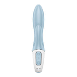 Satisfyer Air Pump Bunny 1 - Blue USB Rechargeable Inflatable Rabbit Vibrator - Image 7