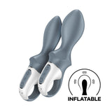 Satisfyer Air Pump Booty 1 - Grey USB Rechargeable Inflatable Anal Vibrator - Image 2
