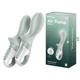 Satisfyer Air Pump Booty 3 - Grey USB Rechargeable Inflatable Anal Vibrator - Image 1