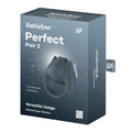 Satisfyer Perfect Pair 2 - Grey USB Rechargeable Vibrating Couples Ring