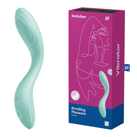 Satisfyer Rrrolling Pleasure - Mint USB Rechargeable Vibrator - Image 1