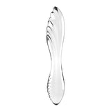 Satisfyer Dazzling Crystal 1 - Clear - Clear Glass Double Ended Dildo - Image 5