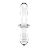 Satisfyer Double Crystal - Clear Glass Double Ended Dildo - Image 4