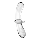 Satisfyer Double Crystal - Clear Glass Double Ended Dildo - Image 6