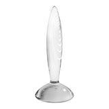 Satisfyer Sparkling Crystal - Clear Glass Butt Plug - Image 6