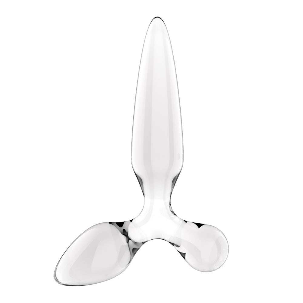 Satisfyer Triple Crystal 2 Glass 3-in-1 Butt Plug