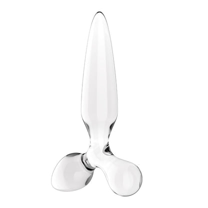 Satisfyer Triple Crystal 2 Glass 3-in-1 Butt Plug