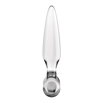 Satisfyer Triple Crystal 2 - Clear - Clear Glass 3-in-1 Butt Plug