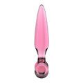 Satisfyer Triple Crystal 2 - Pink - Pink Glass 3-in-1 Butt Plug