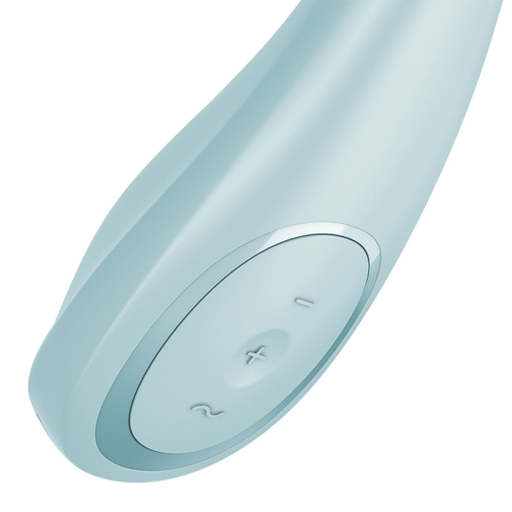 Satisfyer G-Spot Wave 2 - Ice Blue 23.6 cm Flicking Tip Vibrator