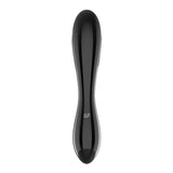 Satisfyer Dazzling Crystal 1 - Black - Black Glass Double Ended Dildo - Image 6