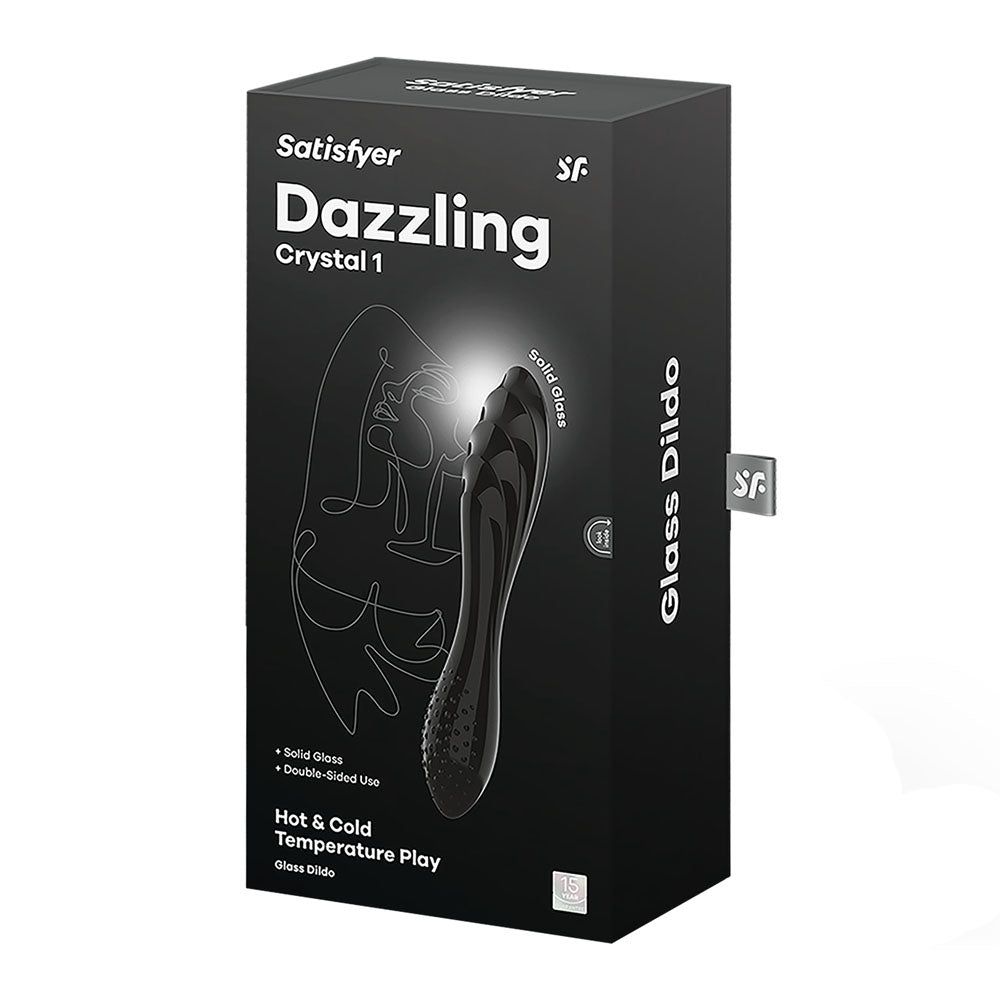 Satisfyer Dazzling Crystal 1 Glass Double Ended Dildo