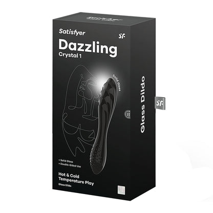 Satisfyer Dazzling Crystal 1 Glass Double Ended Dildo