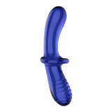 Satisfyer Double Crystal - Blue - Blue Glass Double Ended Dildo - Image 6