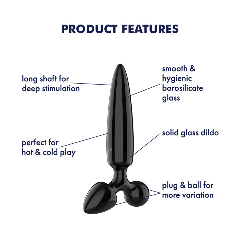 Satisfyer Triple Crystal 1 Glass 3-in-1 Butt Plug
