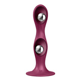 Satisfyer Doule Ball-R - Red - Red Anal Plug - Image 4