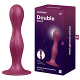 Satisfyer Doule Ball-R - Red - Red Anal Plug - Image 1