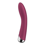 Satisfyer Spinning Vibe 1 - Red - Red 17.8 cm USB Rechargeable Rotating Vibrator - Image 5