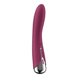 Satisfyer Spinning Vibe 1 - Red - Red 17.8 cm USB Rechargeable Rotating Vibrator - Image 7
