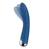 Satisfyer Spinning Vibe 1 - Blue - Blue 17.8 cm USB Rechargeable Rotating Vibrator - Image 4