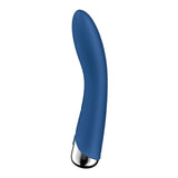 Satisfyer Spinning Vibe 1 - Blue - Blue 17.8 cm USB Rechargeable Rotating Vibrator - Image 5