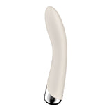 Satisfyer Spinning Vibe 1 - Beige - Beige 17.8 cm USB Rechargeable Rotating Vibrator - Image 5