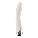 Satisfyer Spinning Vibe 1 - Beige - Beige 17.8 cm USB Rechargeable Rotating Vibrator - Image 7