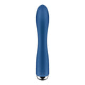 Satisfyer Spinning Rabbit 1 - Blue - Blue 20 cm USB Rechargeable Rotating Rabbit Vibrator