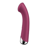 Satisfyer Spinning G-Spot 1 - Red - Red 16.5 cm USB Rechargeable Rotating Vibrator - Image 5