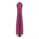 Satisfyer Spinning G-Spot 1 - Red - Red 16.5 cm USB Rechargeable Rotating Vibrator - Image 6