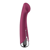 Satisfyer Spinning G-Spot 1 - Red - Red 16.5 cm USB Rechargeable Rotating Vibrator - Image 7