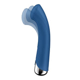 Satisfyer Spinning G-Spot 1 - Blue - Blue 16.5 cm USB Rechargeable Rotating Vibrator - Image 4