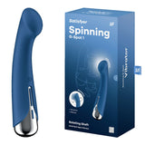 Satisfyer Spinning G-Spot 1 - Blue - Blue 16.5 cm USB Rechargeable Rotating Vibrator - Image 1