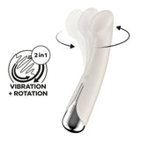 Satisfyer Spinning G-Spot 1 - Beige - Beige 16.5 cm USB Rechargeable Rotating Vibrator - Image 2
