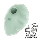 Satisfyer Cloud Dancer - Mint - Mint USB Rechargeable Vibrating Air Pulse Stimulator - Image 1