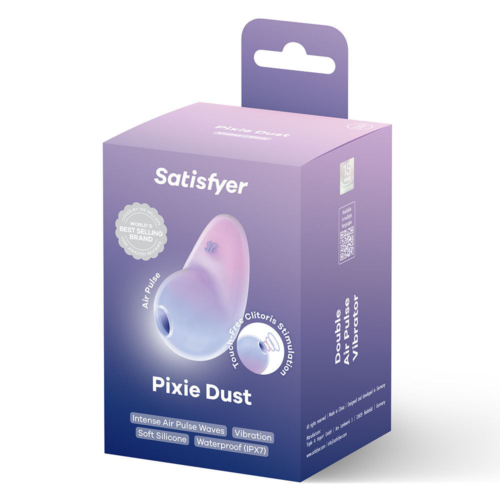 Satisfyer Pixie Dust / USB Rechargeable Vibrating Air Pulse Stimulator