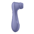 Purple handheld massager on a white background