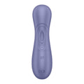 Purple electronic device with brand logo on a white background