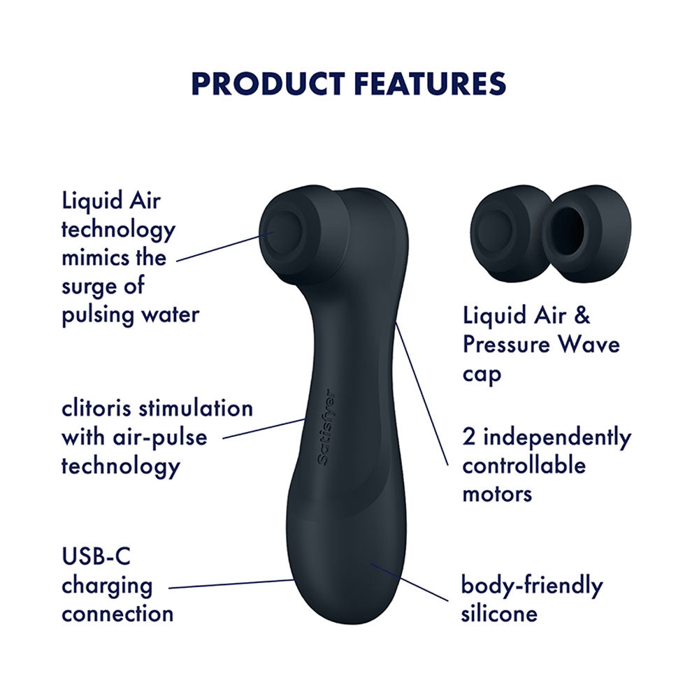 Satisfyer Pro 2 Generation 3 - Dark Grey Clitoral Stimulator