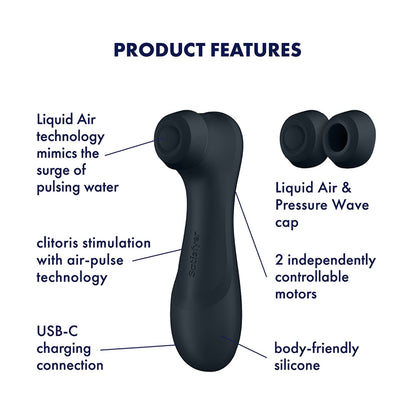 Satisfyer Pro 2 Generation 3 - Dark Grey Clitoral Stimulator