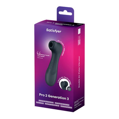Satisfyer Pro 2 Generation 3 - Dark Grey Clitoral Stimulator