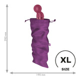 Satisfyer Treasure Bag XLarge - Violet - Violet XL Toy Storage Bag - Image 2