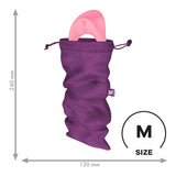 Satisfyer Treasure Bag Medium - Violet - Violet Medium Toy Storage Bag - Image 2