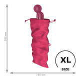 Satisfyer Treasure Bag XLarge - Pink - Pink XL Toy Storage Bag - Image 2