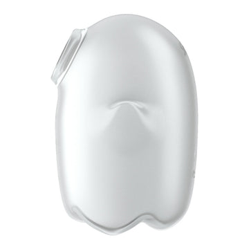 Satisfyer Glowing Ghost - White - Glow in Dark White USB Rechargeable Air Pulse Stimulator