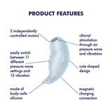 Satisfyer Seal You Soon - Baby Blue USB Rechargeable Air Pulse Stimulator - Image 3