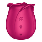 Satisfyer Pro 2 Classic Blossom - Red USB Rechargeable Air Pulse Rose Stimulator - Image 6
